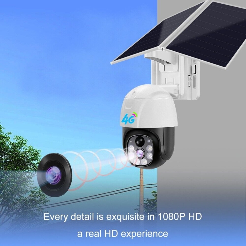 Picture of 4G Dual Solar Panel PTZ Camera  2MP Protection Security Camera