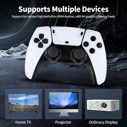 2.4G Dual Wireless Controllers Games Console Video Game Stick TV 4K HDMI Output