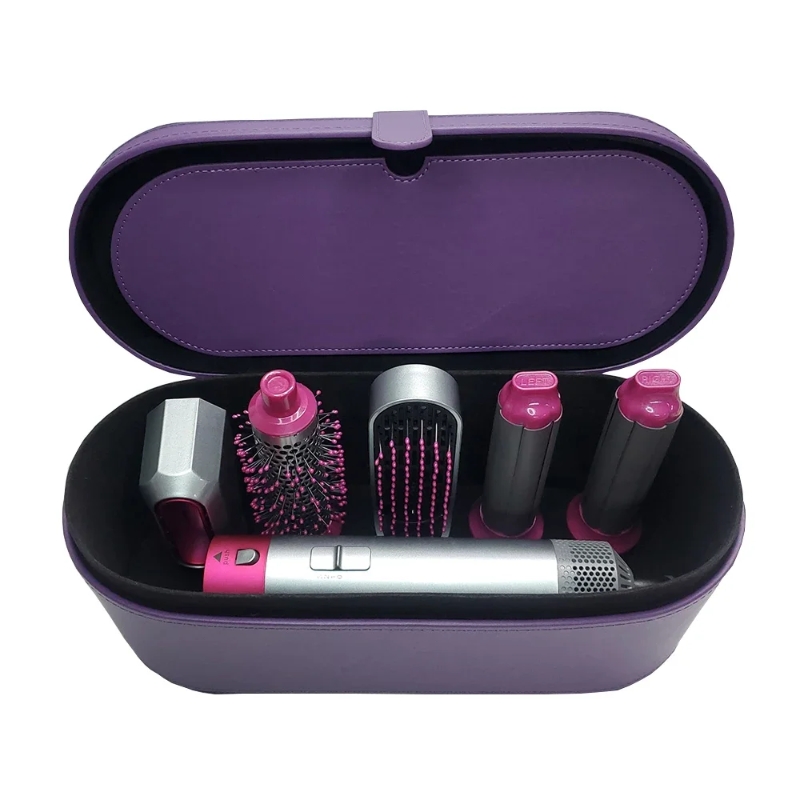 Picture of 5 in 1 Hot Air Styler Hair Dryer Comb Multifunctional Styling Tool with Leather Case